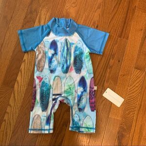 New AJIA Rash Guard Swimsuit Surfboards 80 18m